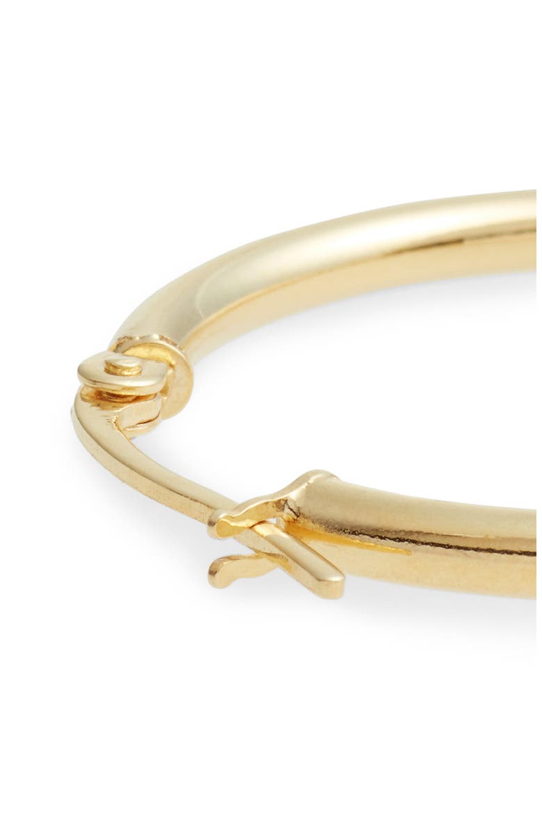 14K Gold Hoop Earrings, Alternate, color, YELLOW GOLD