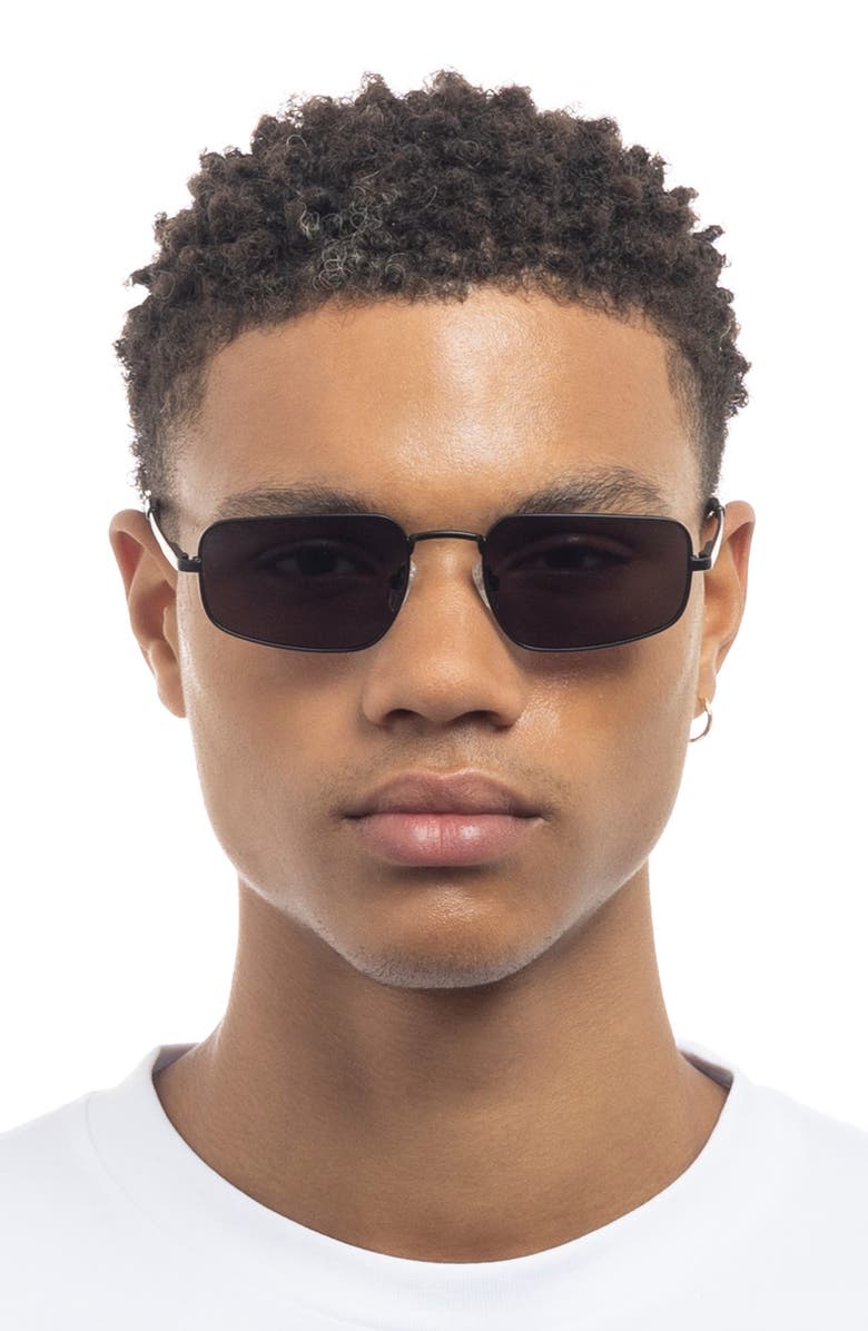 Le Specs METAGALACTIC 55mm Rectangular Sunglasses, Alternate, color, 