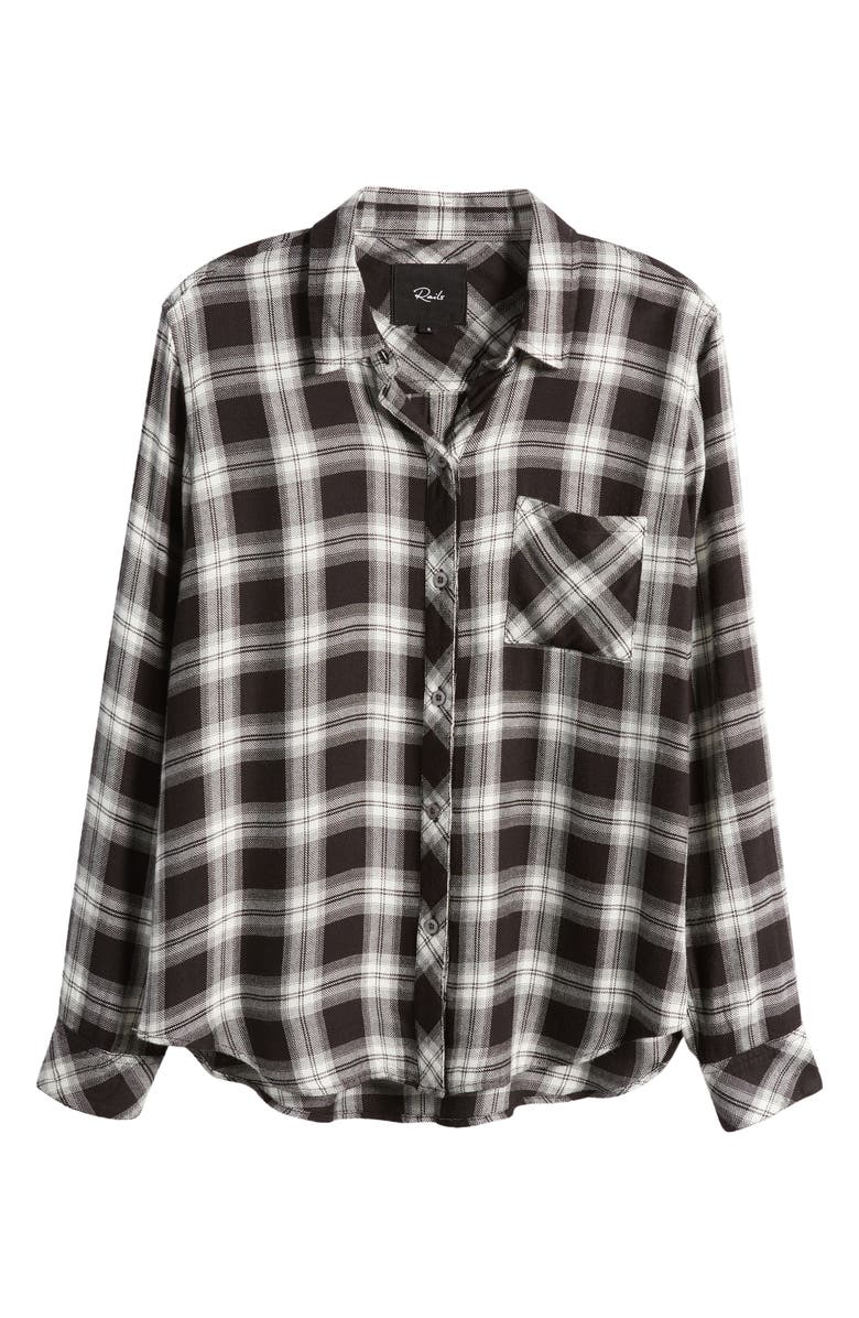 Rails Hunter Button-Up Shirt, Alternate, color, Midnight Snow