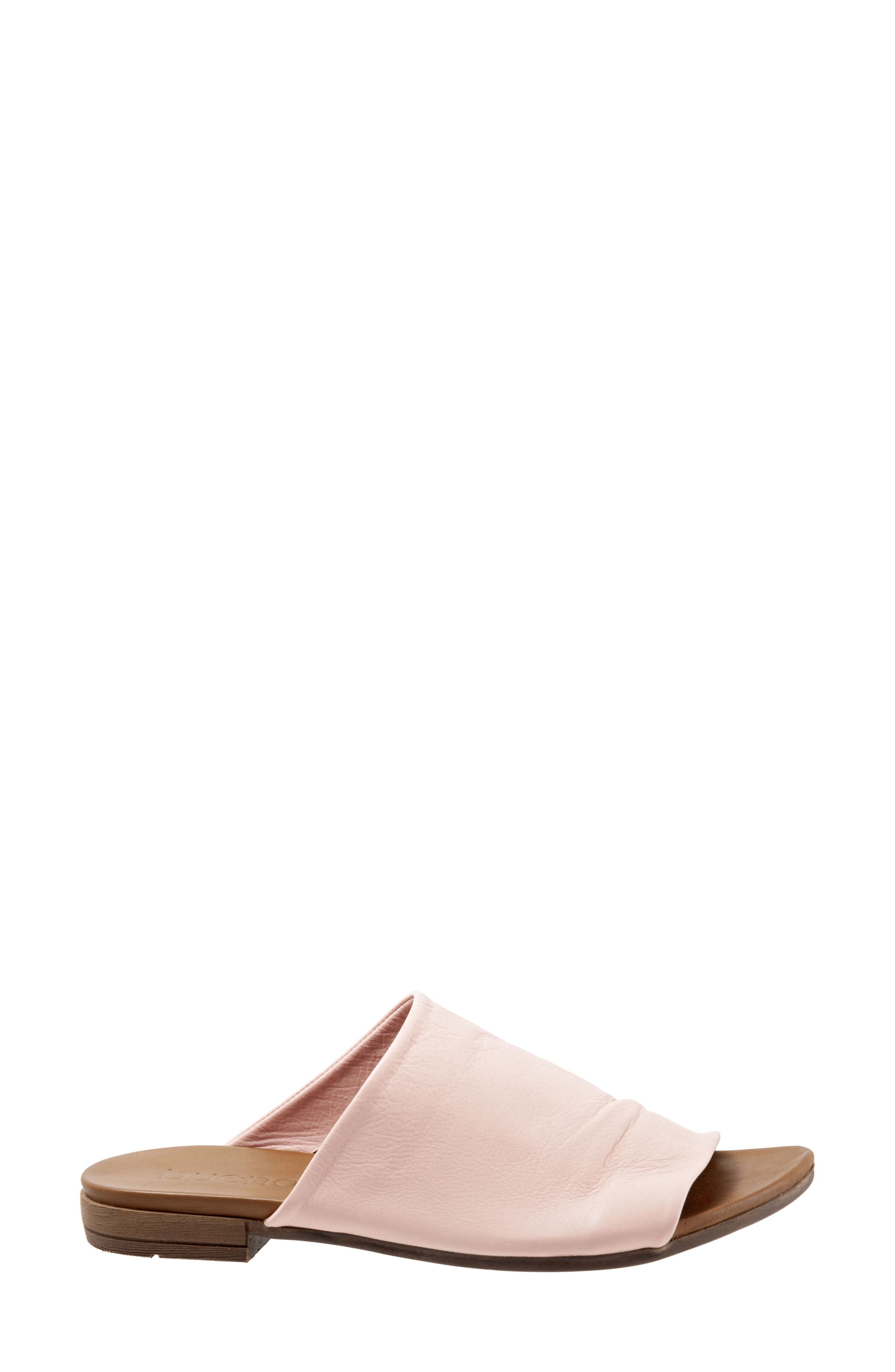 Turner Slide Sandal, Alternate, color, PALE PINK LEATHER