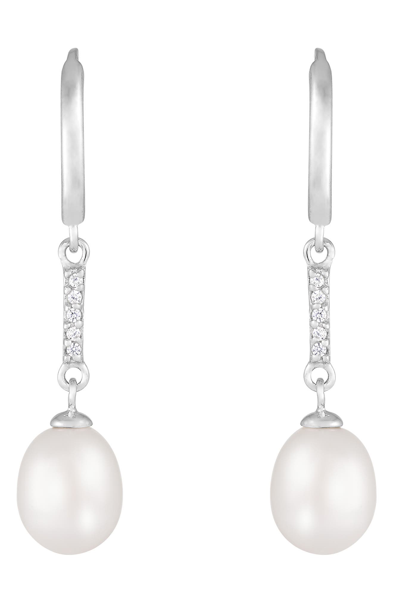 SPLENDID PEARLS Freshwater Pearl Drop Earrings