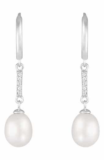 SPLENDID PEARLS Freshwater Pearl Drop Earrings