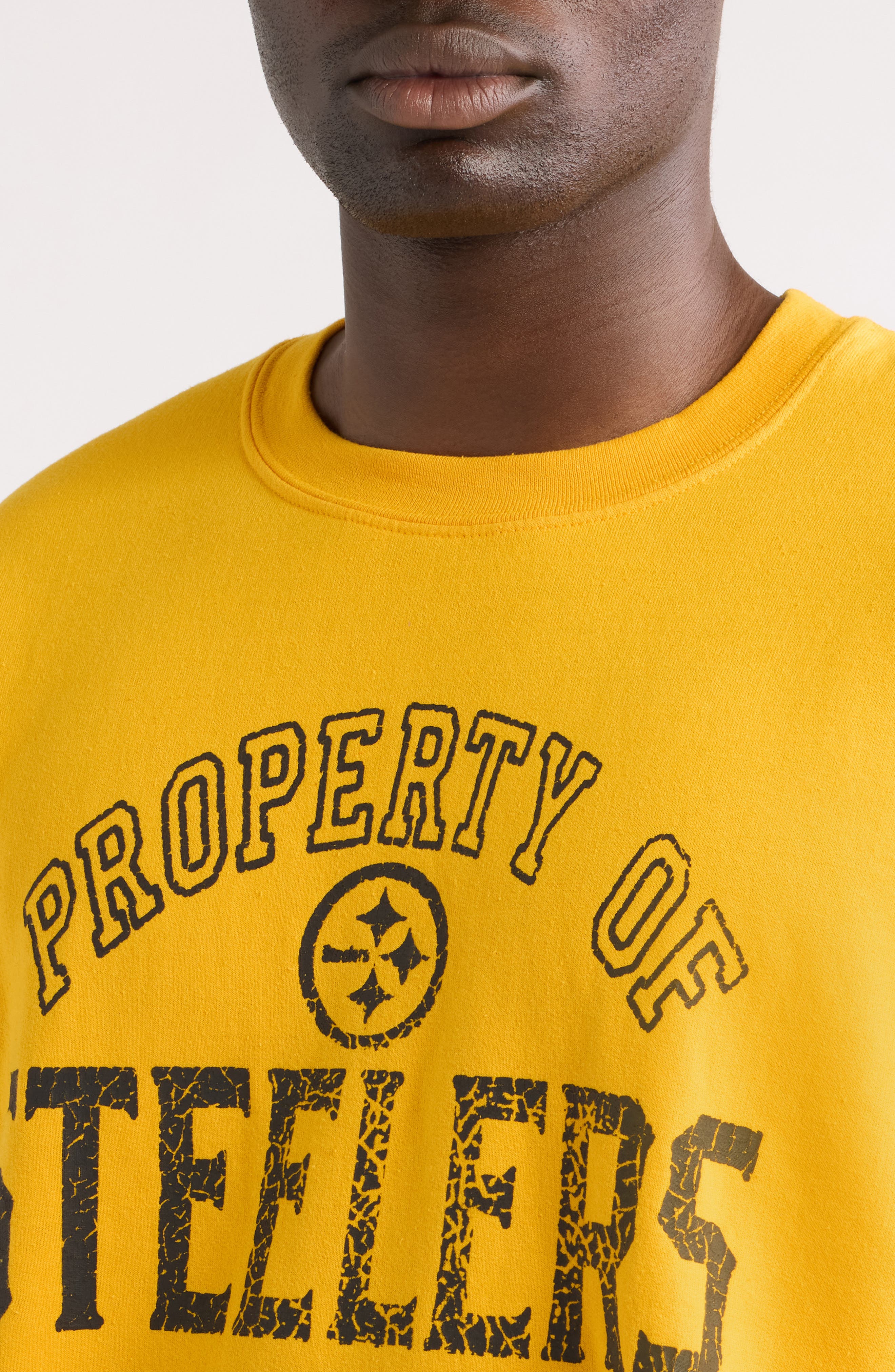 Junk Food Property of Pittsburgh Steelers Fleece Sweatshirt | Nordstrom