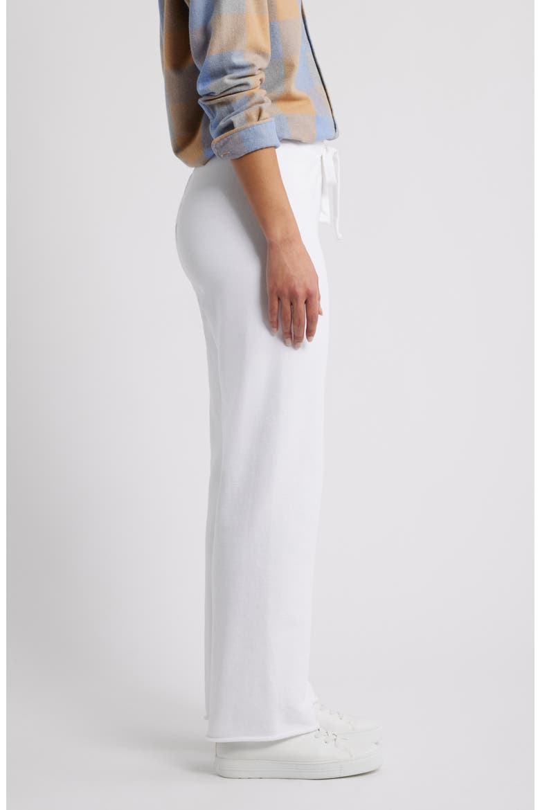 Catherine Cotton Sweatpants, Alternate, color, WHITE