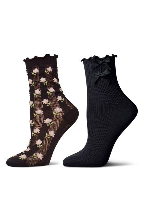 Assorted 2-Pack Ankle Socks