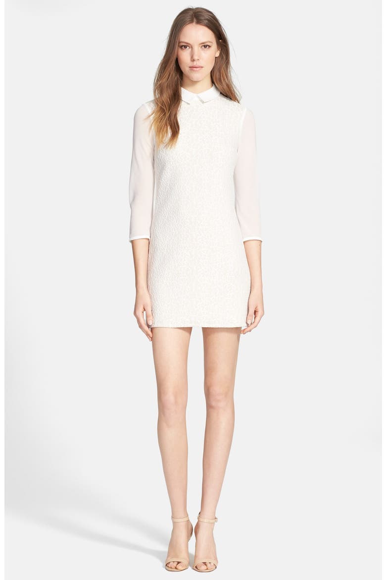 'Marsham' Lace Tunic, Main, color, CREAM