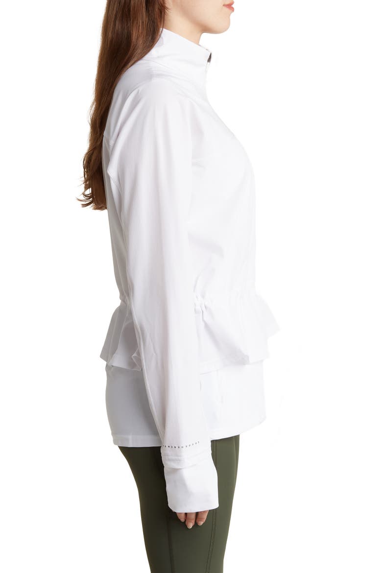 Fast Lane Running Jacket, Alternate, color, WHITE
