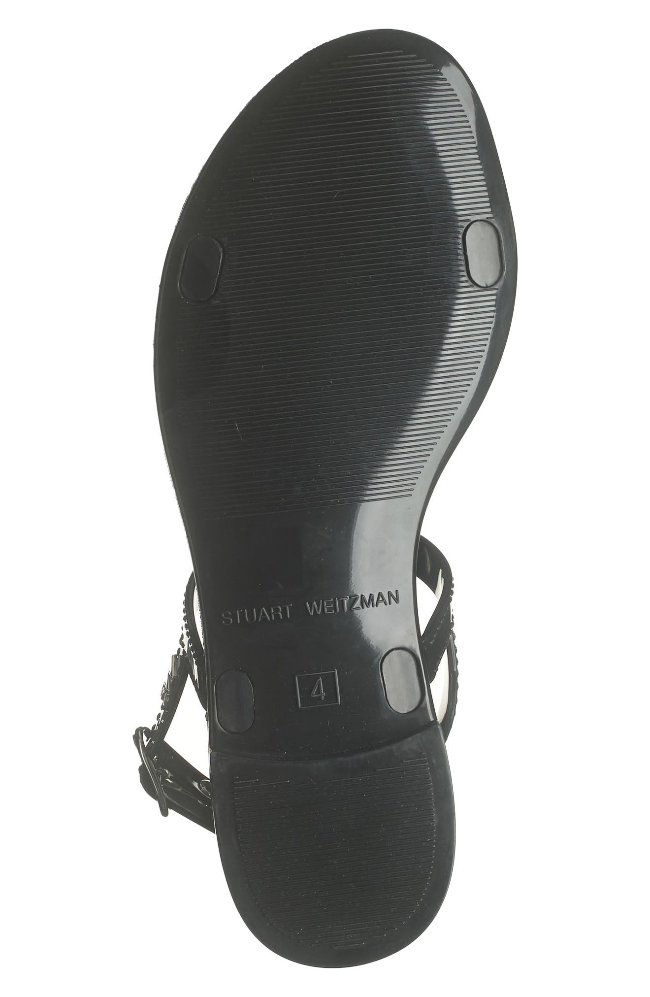 Stuart Weitzman Mellie Bow Jelly Sandal, Alternate, color, 