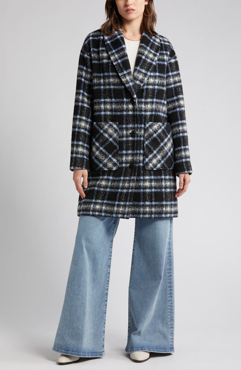 BCBGeneration Oversize Pocket Shawl Collar Coat, Alternate, color, 