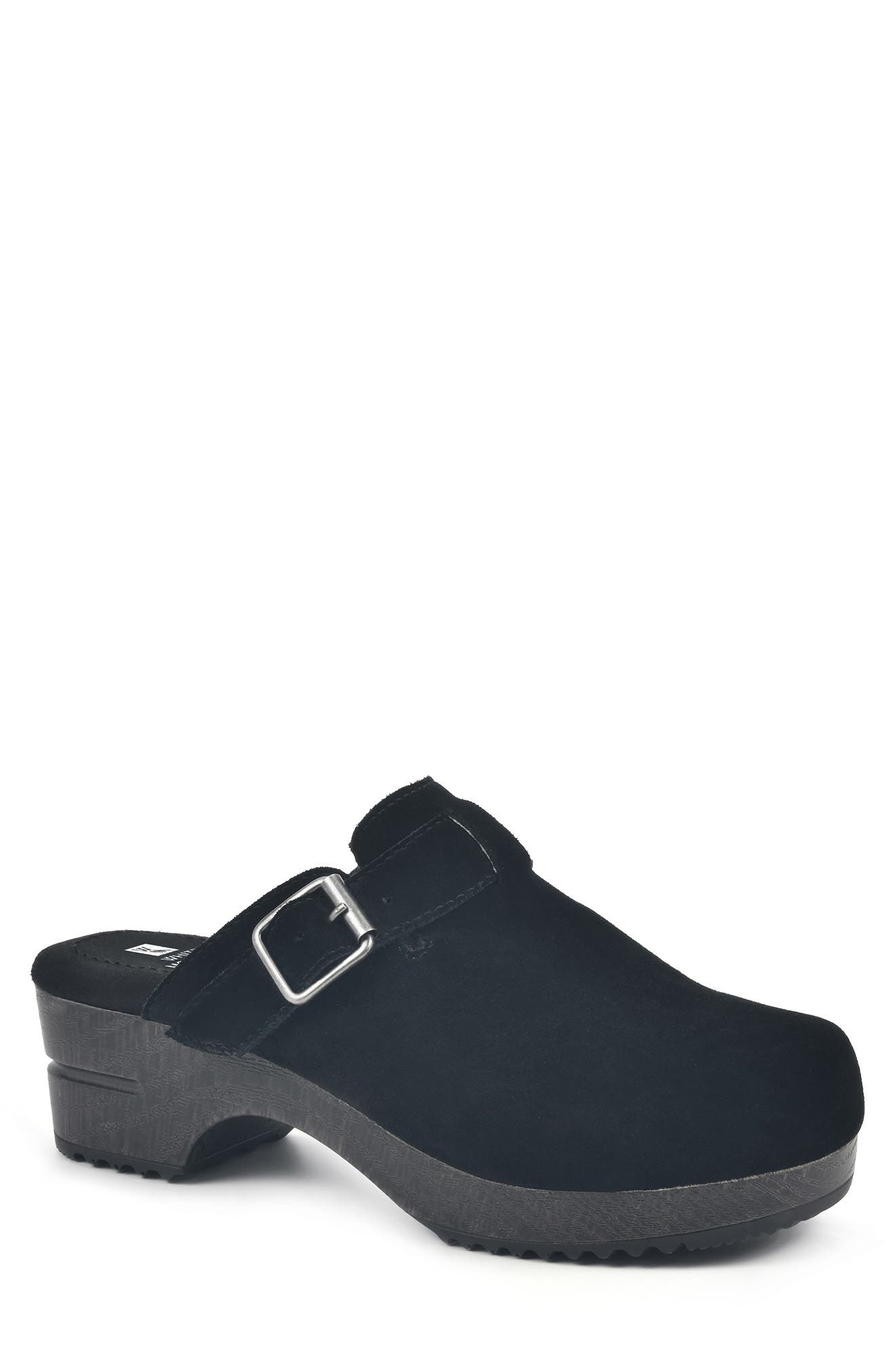 White Mountain Footwear WHITE MOUNTAIN Behold Suede Platform Clog, Main, color, 