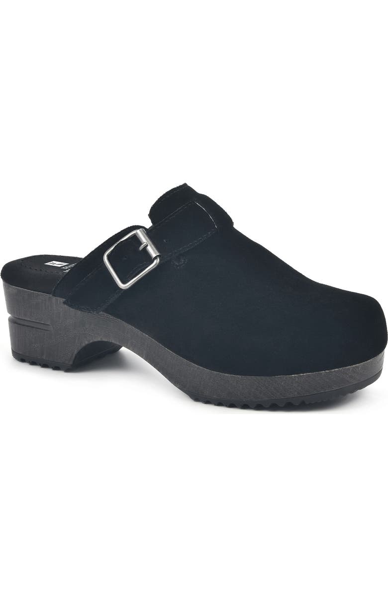 White Mountain Footwear WHITE MOUNTAIN Behold Suede Platform Clog, Main, color,