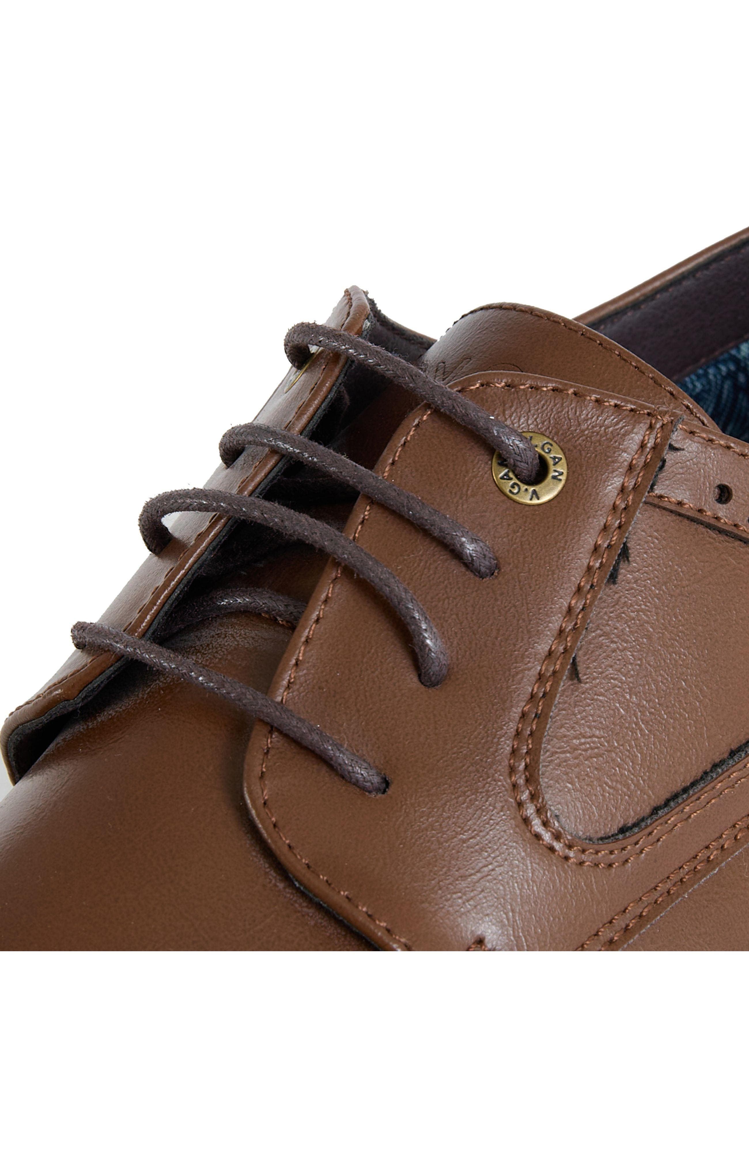 Mocha Brogue Shoes, Alternate, color, Brown