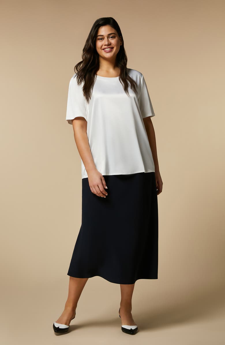 Marina Rinaldi Cady Skirt, Alternate, color,