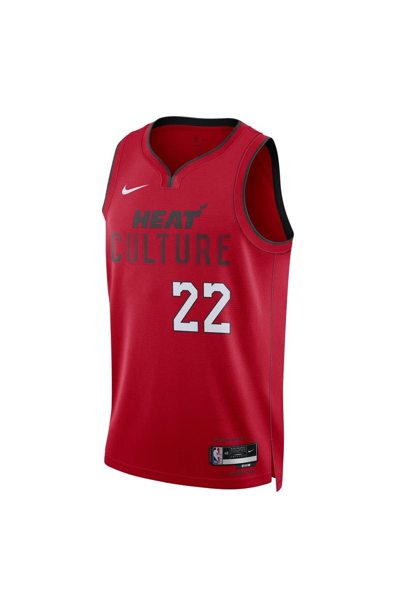 Nike Unisex Nike Jimmy Butler Red Miami Heat 2024/25 Swingman Player Jersey - City Edition, Alternate, color, 