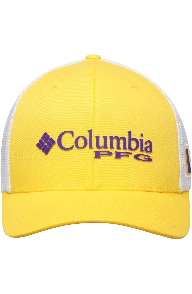 Columbia Men's Columbia Gold LSU Tigers Collegiate PFG Flex Hat, Alternate, color, Gold