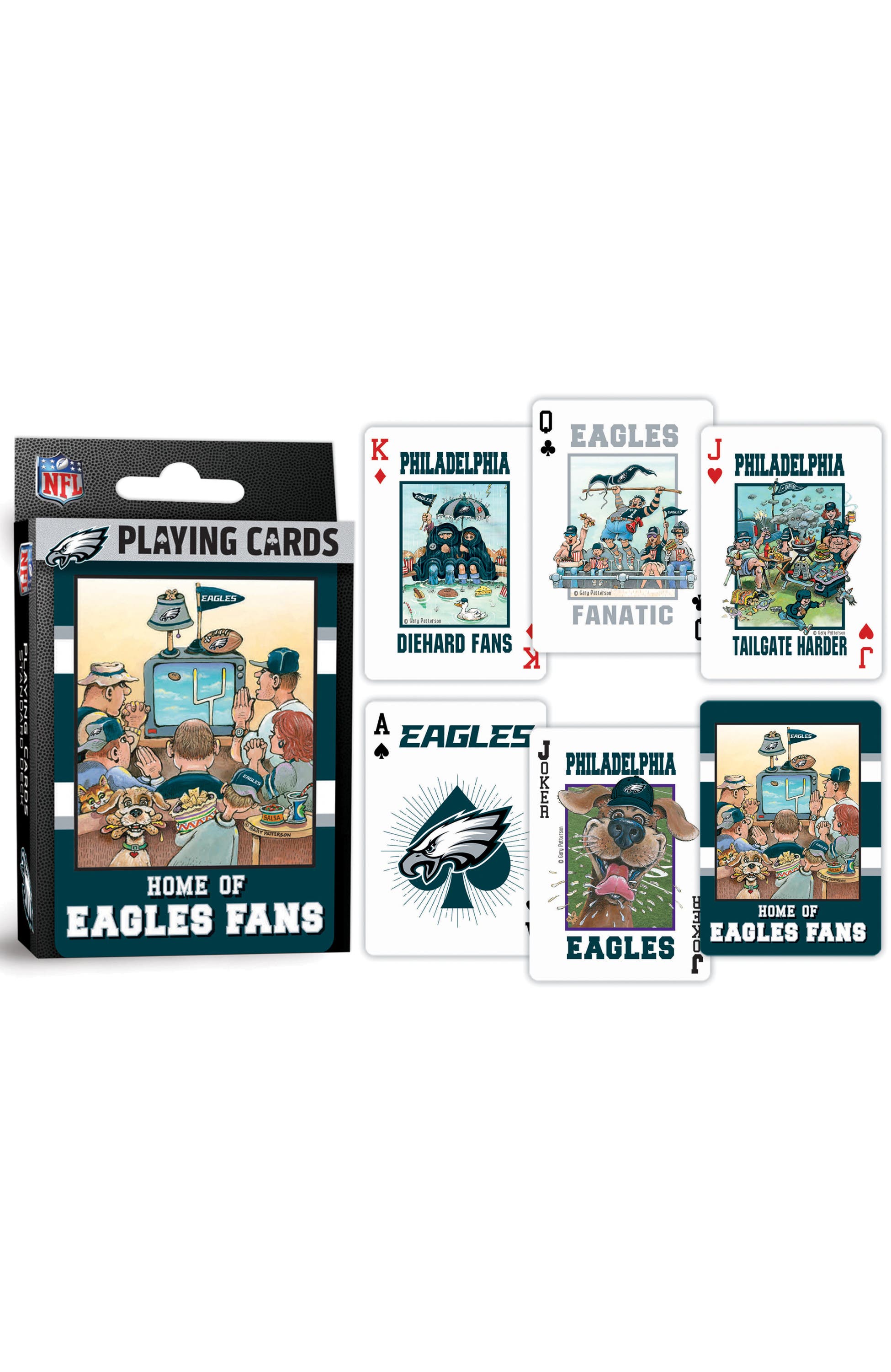 MASTERPIECES Philadelphia Eagles Fan Playing Cards | Nordstrom