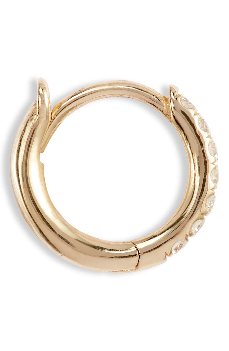 Zoë Chicco Pavé Diamond Huggie Hoop Earring, Alternate, color,