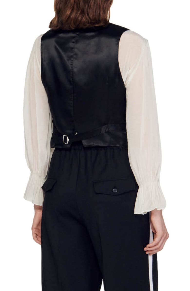 SANDRO Zanny Vest, Alternate, color, 