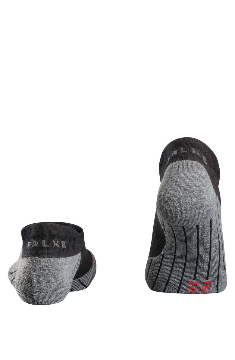 Falke RU4 Endurance No Show Running Socks, Alternate, color, Black-Mix