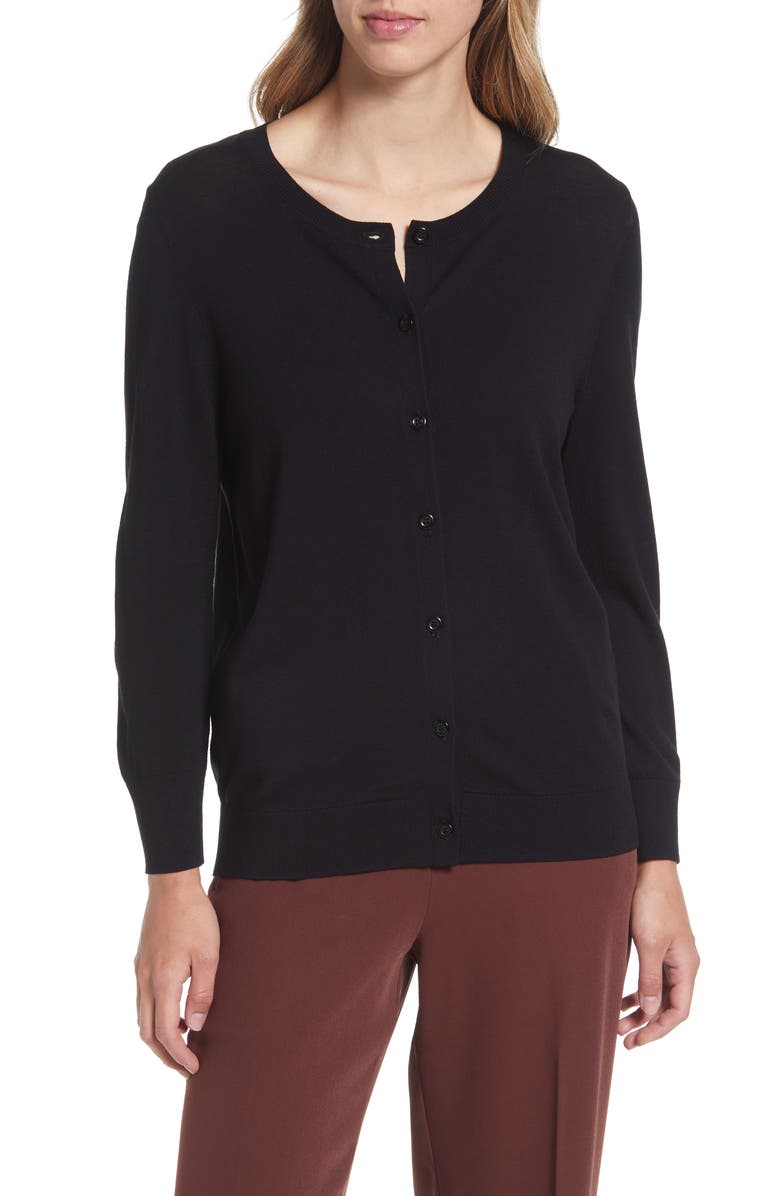 Nordstrom Crewneck Cardigan, Main, color, 