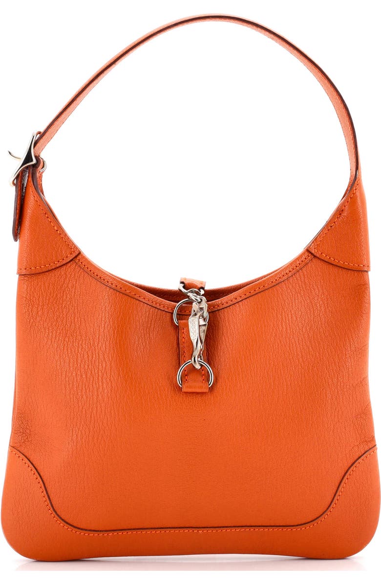 Pre-Owned Hermes Trim Bag Chevre de Coromandel 23, Main, color, Potiron