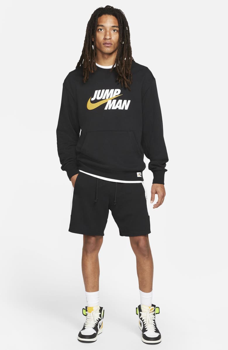 Jordan Jumpman Logo Appliqué Crewneck Sweatshirt, Alternate, color,