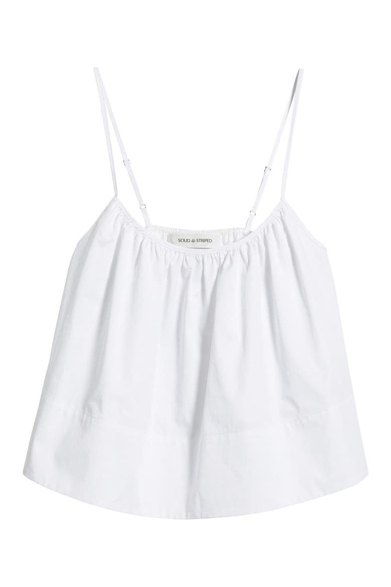 The Maayan Cotton Camisole, Alternate, color, OPTIC WHITE