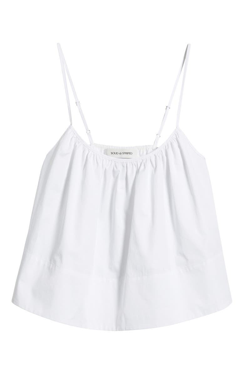 Solid & Striped The Maayan Cotton Camisole, Alternate, color, Optic White