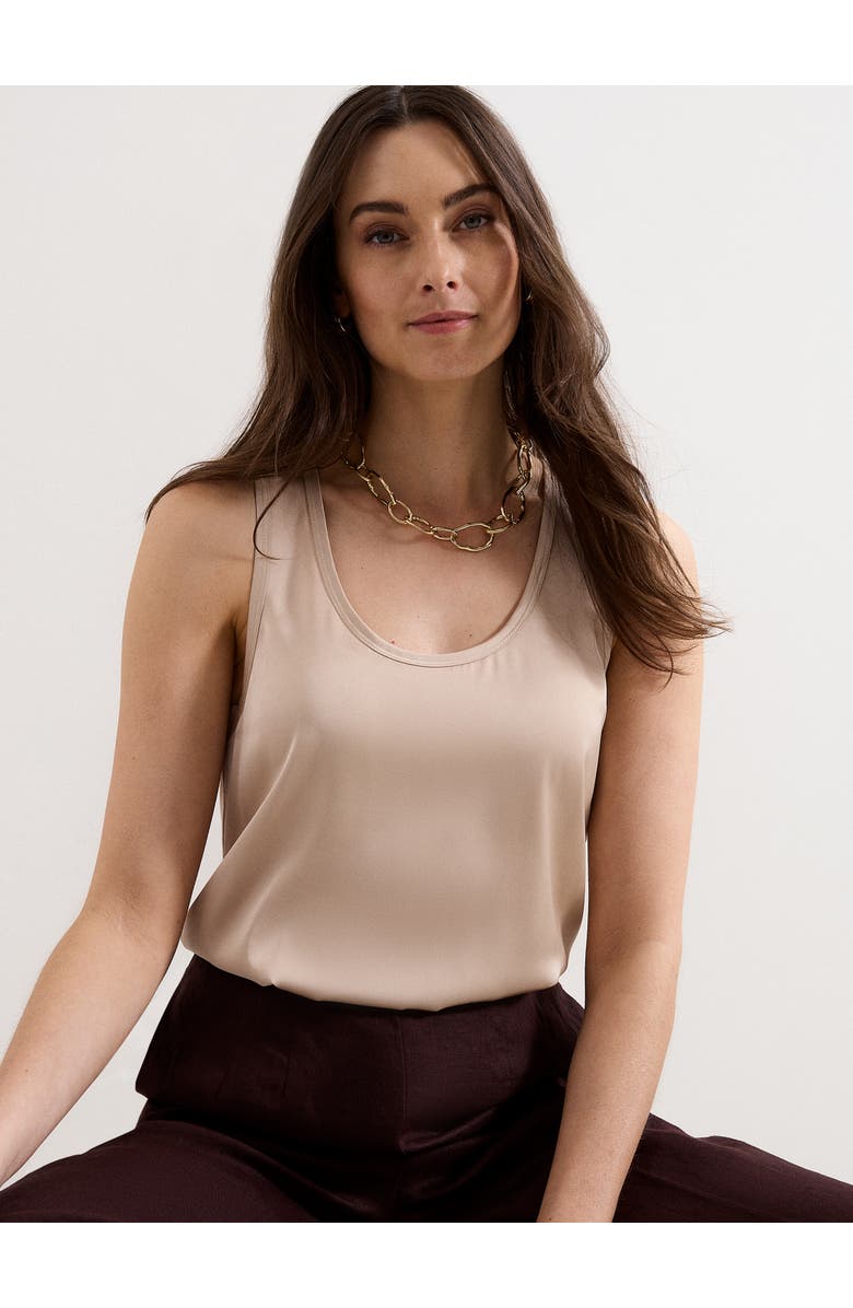 Phase Eight Edie Satin Cami, Alternate, color, Gold