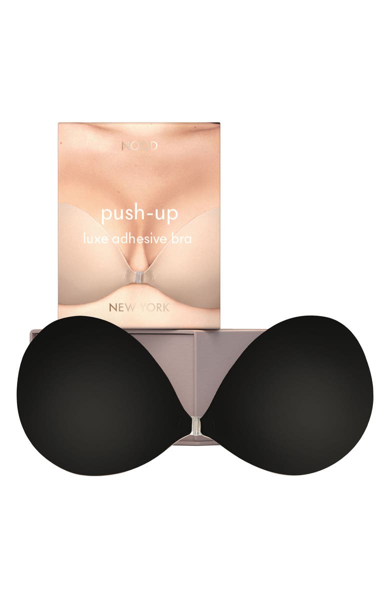 NOOD Push-Up Luxe Adhesive Bra, Main, color, Black