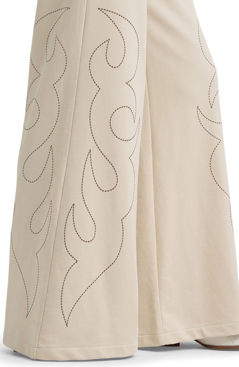 Wrangler x Lainey Wilson Western Print Wide Leg Sweatpants, Alternate, color, 