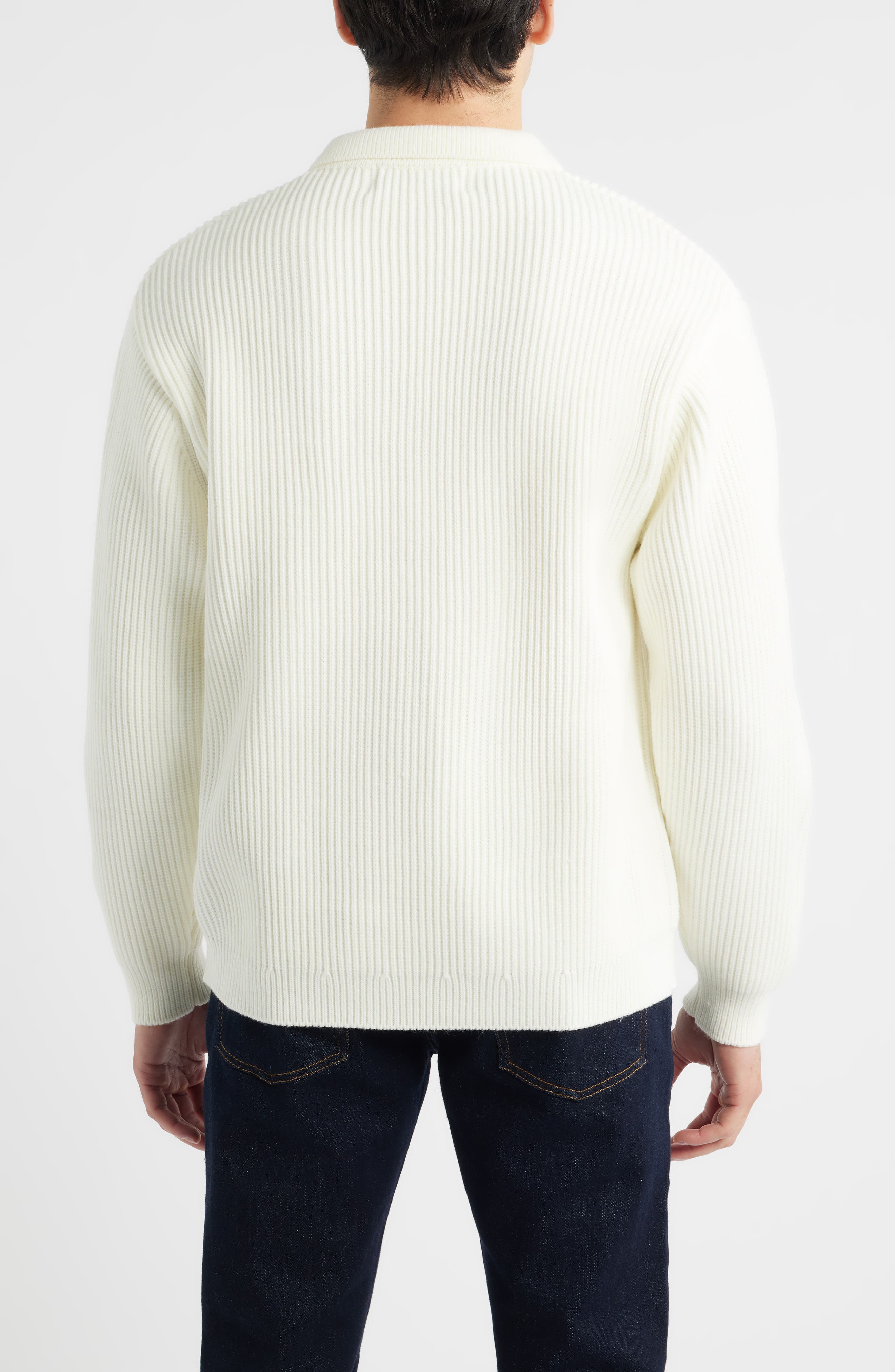 Nicolas Rib Polo Sweater - image 4