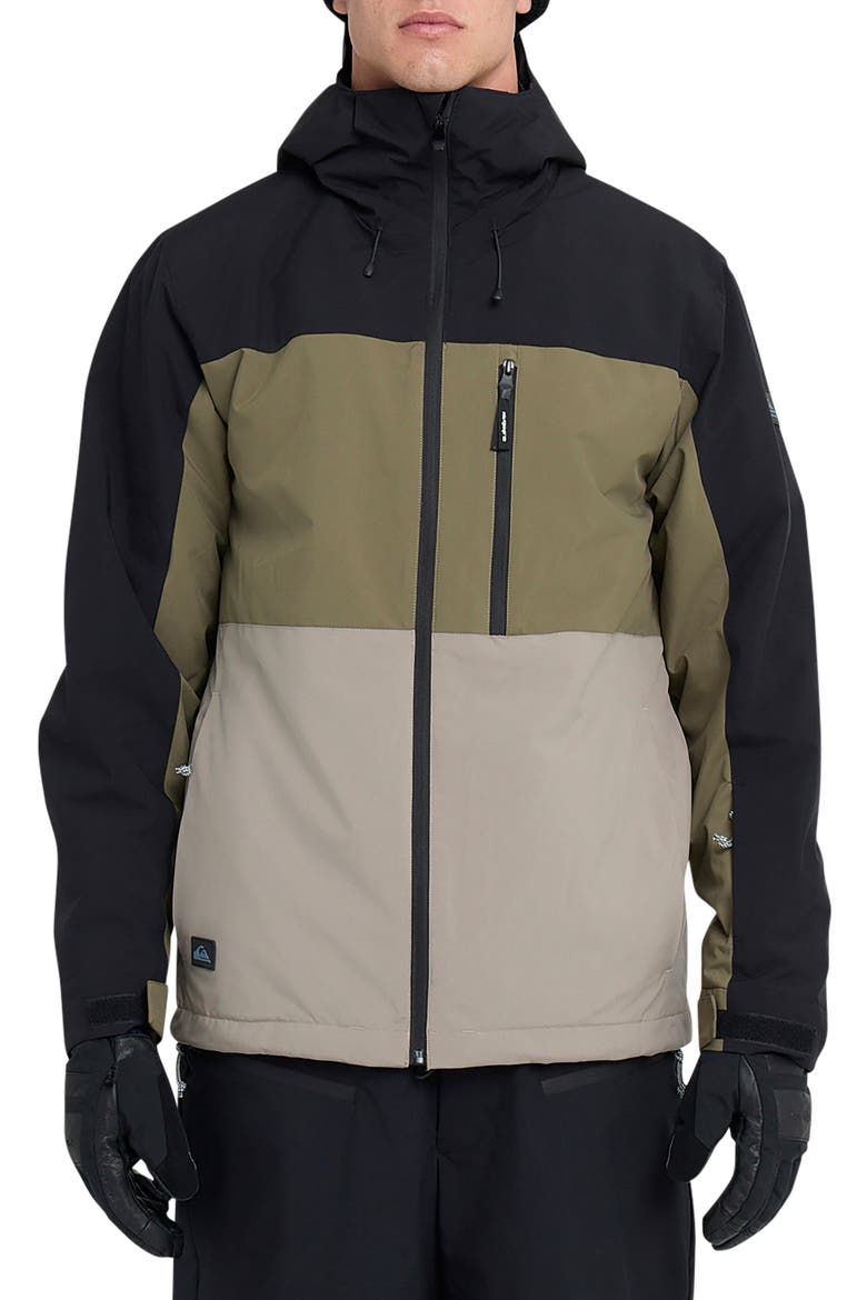 Sycamore Waterproof Snow Jacket, Main, color, BLACK
