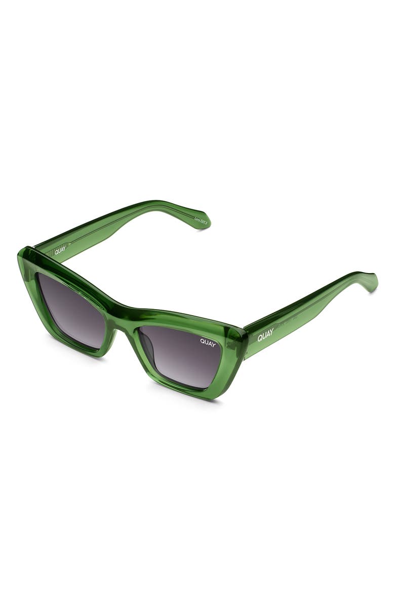 QUAY On the Radio 50mm Cat Eye Sunglasses, Alternate, color, 