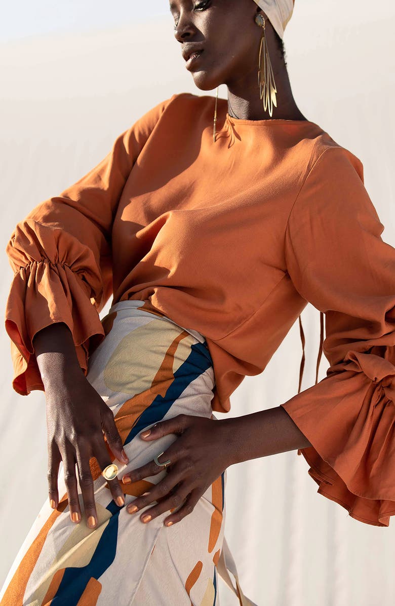 DIARRABLU Seur Tilo Print Maxi Wrap Skirt, Alternate, color,