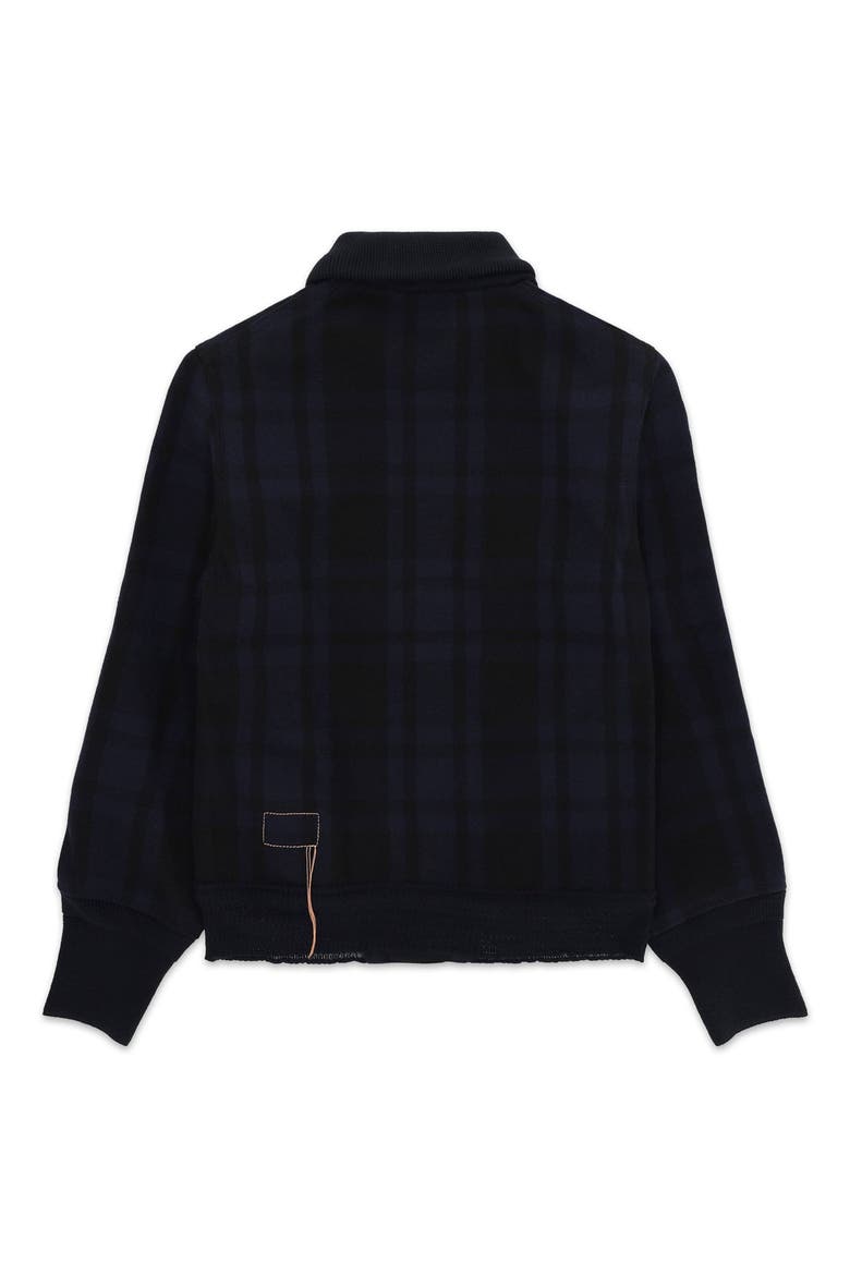 Nimiz Wool Blend Bomber Jacket, Alternate, color, Navy Blue