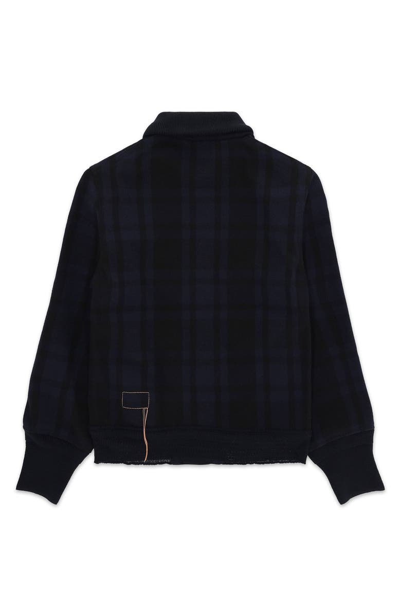 Fortela Nimiz Wool Blend Bomber Jacket, Alternate, color, Navy Blue