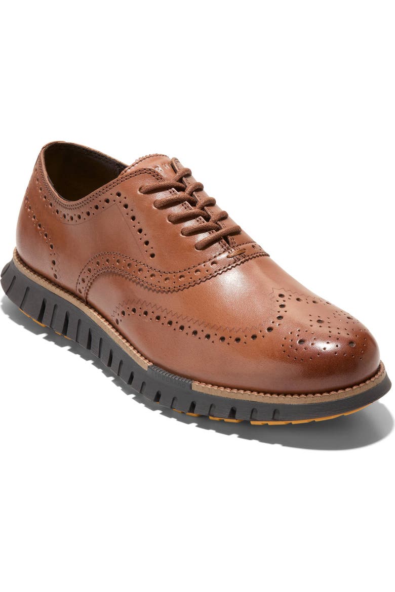 British Tan Java Color ZeroGrand Remastered Wingtip Oxford (Men) | Nordstrom