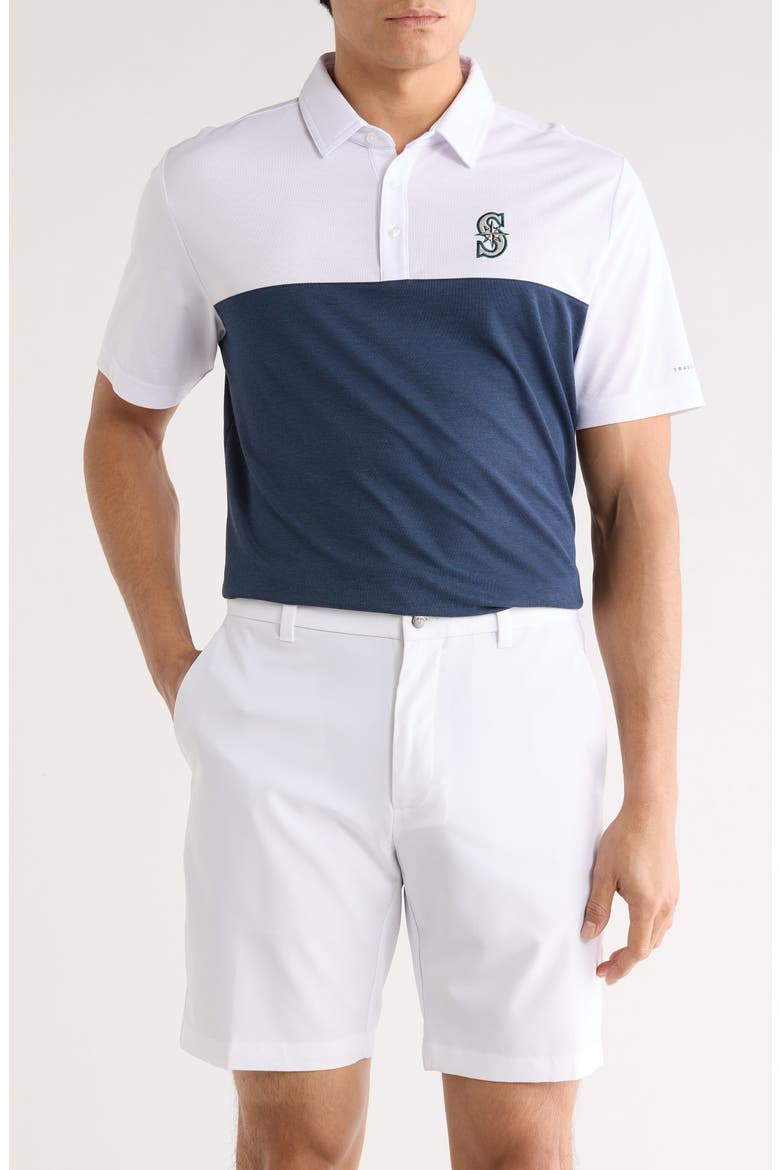 Seattle Mariners Home Run Leader Polo, Main, color, WHITE/ NAVY