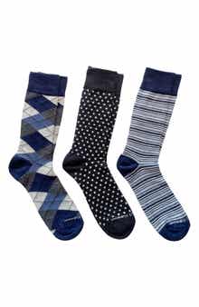 Assorted 3-Pack Crew Socks