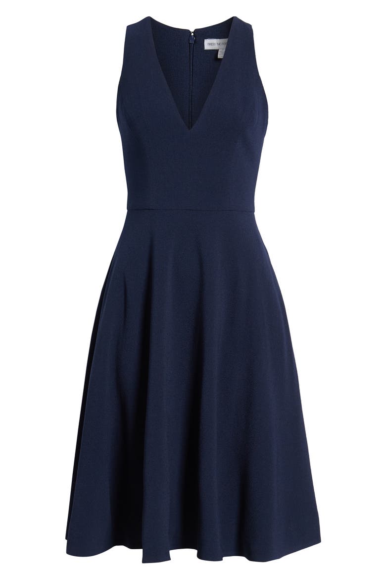 Catalina Fit & Flare Cocktail Dress, Alternate, color, MIDNIGHT BLUE