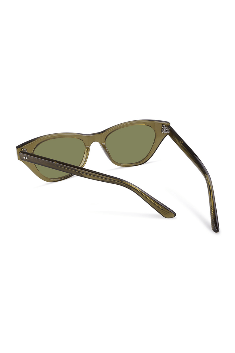 Gato 51mm Cat Eye Sunglasses, Alternate, color, Green
