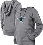New Era Women's New Era Gray Dallas Cowboys Floral Raglan Pullover Hoodie