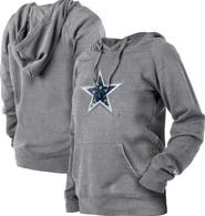New Era Women's New Era Gray Dallas Cowboys Floral Raglan Pullover Hoodie