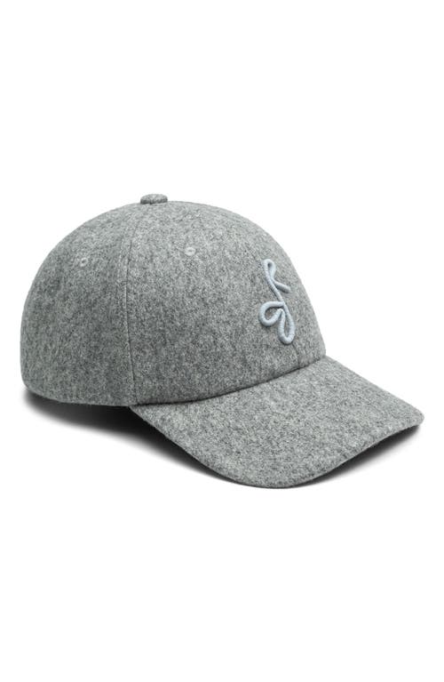 Ruslan Baginskiy Monogram Embroidered Baseball Cap in Grey  product