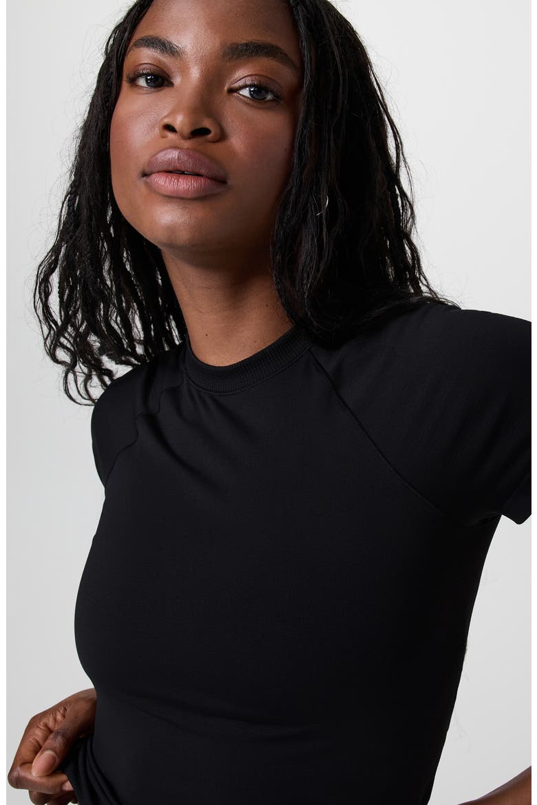 Surge Performance Seamless T-shirt, Alternate, color, BLACK