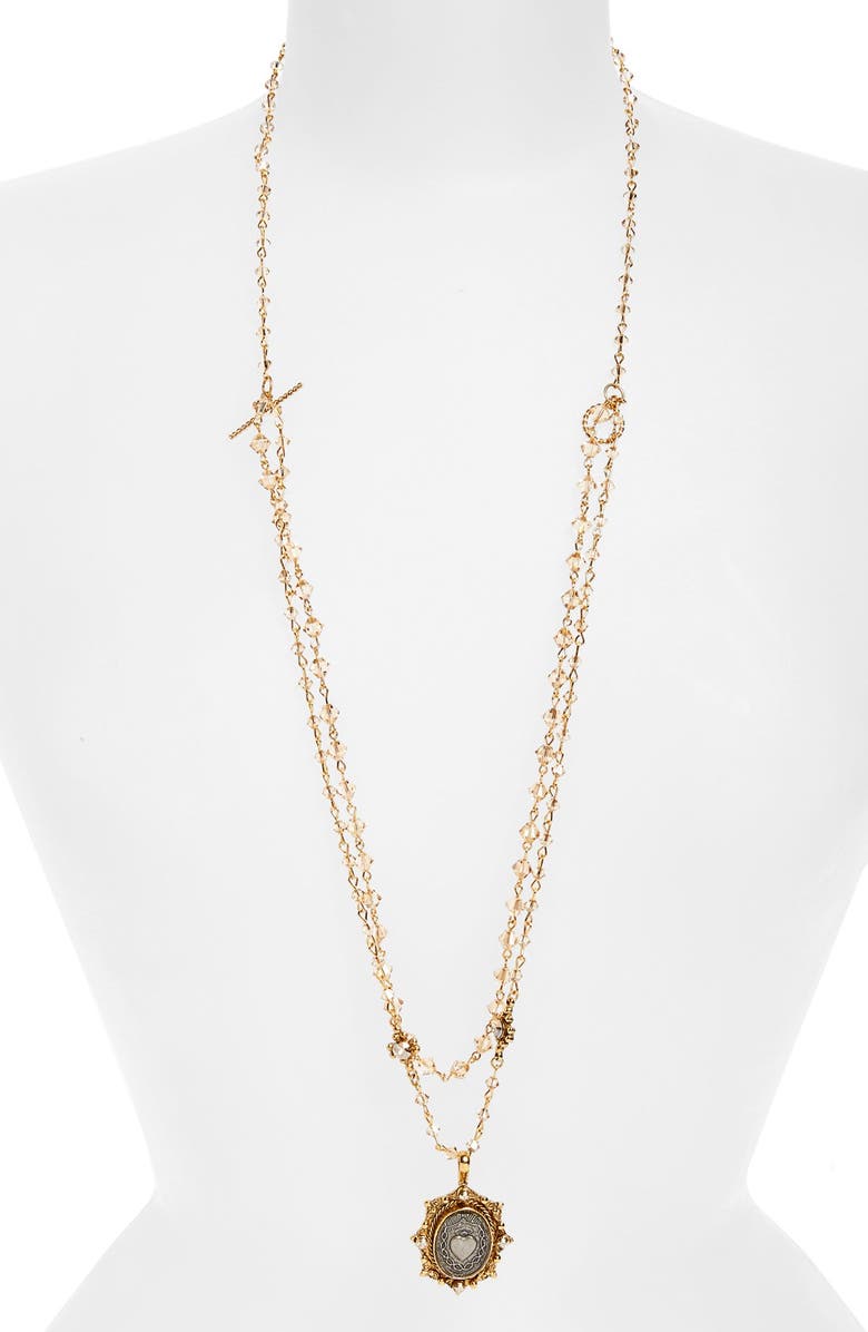 Virgins Saints & Angels 'Magdalena - Sacred Heart' Necklace, Alternate, color,