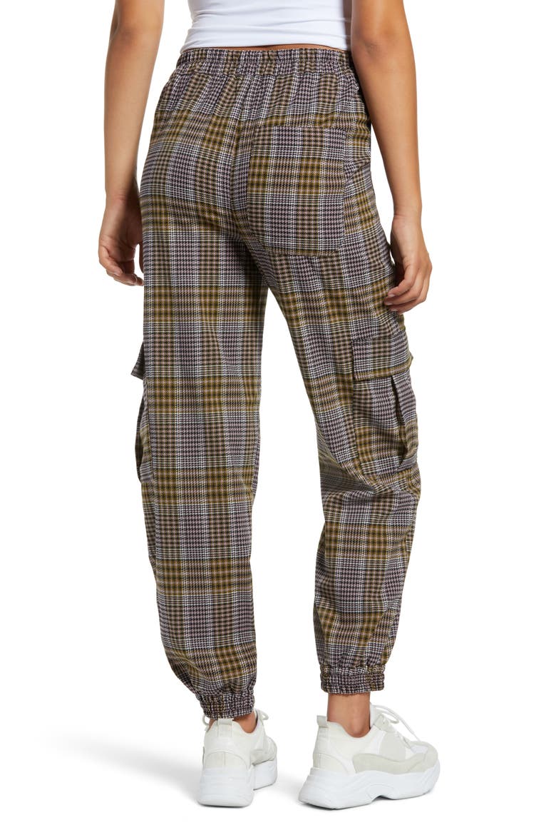 Bobbie Plaid Joggers, Alternate, color, BLACK CHECKS