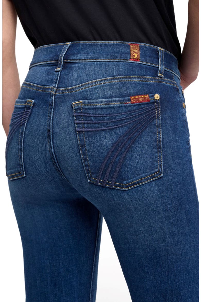 Dojo Mid Rise Flare Jeans, Alternate, color, MEDIUM MELROSE