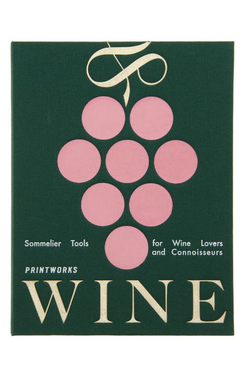 Printworks The Essentials Wine Tools Gift Set In Green
